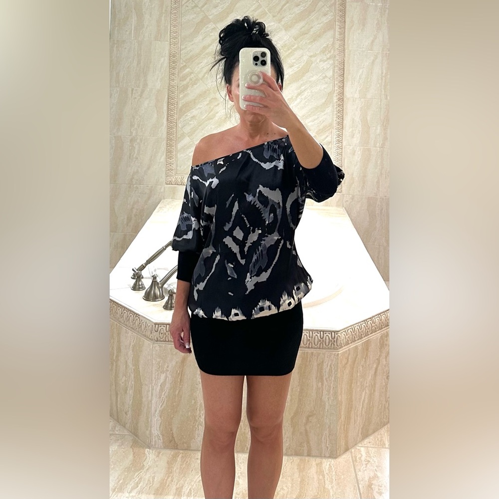 NWOT vintage Y2K Bebe silk dress-XS